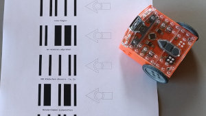 Roboter Edison Barcodes
